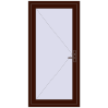 Pricing Entrance doors 900x1850 mm DOOR KORSA OPTIMUM REHAU BRILLANT BLACK_CHERRY two-sided