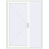 Pricing Entrance doors 1650x2200 mm DOOR KORSA OPTIMUM REHAU BRILLANT RAL 9016 Traffic white two-sided