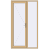 Ustalenie cen Drzwi zewnętrzne 1300x2300 mm DOOR KORSA ALU STANDARD 72 RAL 1001 Beige dwustronny