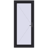 Pricing Entrance doors 900x2100 mm DOOR KORSA ENERGY-SAVING REHAU SYNEGO BLACK_ULTI-MATT two-sided