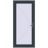 Pricing Entrance doors 900x2004 mm DOOR KORSA ENERGY-SAVING REHAU SYNEGO ANTHRACITE_GREY_STRUKTURAL two-sided
