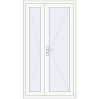 Ustalenie cen Drzwi zewnętrzne 1100x2020 mm DOOR OPTIMUM REHAU BRILLANT RAL 9016 Traffic white dwustronny