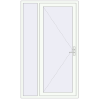 Pricing Entrance doors 1300x2200 mm DOOR KORSA OPTIMUM REHAU BRILLANT RAL 9016 Traffic white two-sided