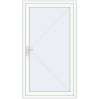 Pricing Entrance doors 1100x2000 mm DOOR KORSA ALU STANDARD 72 RAL 9016 Traffic white two-sided