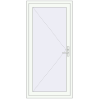 Pricing Entrance doors 1000x2000 mm DOOR KORSA ENERGY-SAVING REHAU SYNEGO RAL 9016 Traffic white two-sided