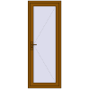 Pricing Entrance doors 800x2100 mm DOOR KORSA OPTIMUM REHAU BRILLANT GOLDEN OAK two-sided
