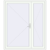 Ustalenie cen Drzwi zewnętrzne 1800x2100 mm DOOR KORSA OPTIMUM REHAU BRILLANT RAL 9016 Traffic white dwustronny