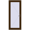 Pricing Entrance doors 900x2100 mm DOOR KORSA OPTIMUM REHAU BRILLANT DARK_OAK two-sided