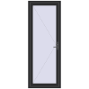 Pricing Entrance doors 900x2400 mm DOOR KORSA ENERGY-SAVING REHAU SYNEGO ANTHRACITE_GREY_GLATT two-sided