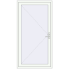 Ustalenie cen Drzwi zewnętrzne 1100x2100 mm DOOR ALU STANDARD 72 RAL 9016 Traffic white dwustronny