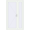 Pricing Entrance doors 1285x2210 mm DOOR KORSA OPTIMUM REHAU BRILLANT RAL 9016 Traffic white two-sided