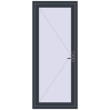 Pricing Entrance doors 900x2200 mm DOOR KORSA OPTIMUM REHAU BRILLANT ANTHRACITE_GREY_STRUKTURAL external