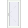 Ustalenie cen Drzwi zewnętrzne 900x1900 mm DOOR KORSA ALU STANDARD 72 RAL 9016 Traffic white dwustronny