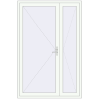 Pricing Entrance doors 1560x2360 mm DOOR KORSA ALU STANDARD 72 RAL 9016 Traffic white two-sided