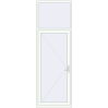 Pricing Entrance doors 1000x3000 mm DOOR KORSA OPTIMUM REHAU BRILLANT RAL 9016 Traffic white two-sided