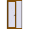 Ustalenie cen Drzwi zewnętrzne 1200x2180 mm DOOR KORSA OPTIMUM REHAU BRILLANT GOLDEN OAK dwustronny