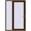 Ustalenie cen Drzwi zewnętrzne 1400x2100 mm DOOR OPTIMUM REHAU BRILLANT DARK_OAK dwustronny