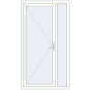 Ustalenie cen Drzwi zewnętrzne 1150x2100 mm DOOR KORSA OPTIMUM REHAU BRILLANT RAL 9016 Traffic white dwustronny