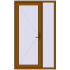 Ustalenie cen Drzwi zewnętrzne 1200x2000 mm DOOR KORSA OPTIMUM REHAU BRILLANT GOLDEN OAK dwustronny
