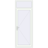 Ustalenie cen Drzwi zewnętrzne 900x2450 mm DOOR KORSA OPTIMUM REHAU BRILLANT RAL 9016 Traffic white dwustronny