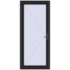 Ustalenie cen Drzwi zewnętrzne 1000x2250 mm DOOR ENERGY-SAVING REHAU SYNEGO BLACK_ULTI-MATT dwustronny
