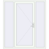 Ustalenie cen Drzwi zewnętrzne 1800x2050 mm DOOR KORSA OPTIMUM REHAU BRILLANT RAL 9016 Traffic white dwustronny