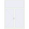 Pricing Internal doors 2000x2850 mm REHAU BASE 60 TERRACE (Т94) RAL 9016 Traffic white two-sided