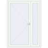 Pricing Internal doors 1500x2100 mm REHAU BASE 60 TERRACE (Т94) RAL 9016 Traffic white two-sided