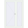 Pricing Internal doors 1500x2200 mm REHAU BASE 60 (Z74) RAL 9016 Traffic white two-sided