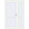 Pricing Internal doors 1380x2050 mm REHAU BASE 60 TERRACE (Т94) RAL 9016 Traffic white two-sided