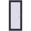 Ustalenie cen Drzwi wewnętrzne 900x2050 mm REHAU BASE 60 (Z74) ANTHRACITE_GREY_GLATT dwustronny