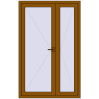 Pricing Internal doors 1300x2050 mm REHAU BASE 60 (Z74) GOLDEN OAK two-sided