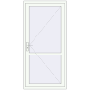 Pricing Internal doors 1000x2000 mm REHAU BASE 60 (Z74) RAL 9016 Traffic white two-sided