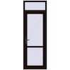 Pricing Internal doors 800x2350 mm REHAU BASE 60 TERRACE (Т94) BLACK_BROWN two-sided