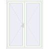 Pricing Internal doors 1600x2130 mm REHAU BASE 60 (Z74) RAL 9016 Traffic white two-sided