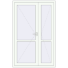 Pricing Internal doors 1300x2050 mm REHAU OPTIMUM 70 (Z74) RAL 9016 Traffic white two-sided