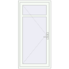 Pricing Internal doors 935x1935 mm REHAU BASE 60 (Z74) RAL 9016 Traffic white two-sided
