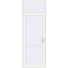 Ustalenie cen Drzwi wewnętrzne 950x2660 mm REHAU BASE 60 (Z74) RAL 9016 Traffic white dwustronny