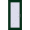 Pricing Internal doors 800x1750 mm REHAU BASE 60 (Z74) MOSS_GREEN two-sided