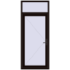 Pricing Internal doors 950x2300 mm REHAU OPTIMUM 70 (Z74) BLACK_BROWN two-sided