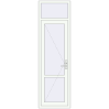 Pricing Internal doors 700x2350 mm REHAU BASE 60 (Z74) RAL 9016 Traffic white two-sided