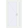 Pricing Internal doors 1220x2200 mm REHAU BASE 60 (Z74) RAL 9016 Traffic white two-sided