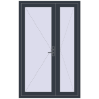 Pricing Internal doors 1300x2050 mm REHAU BASE 60 TERRACE (Т94) ANTHRACITE_GREY_STRUKTURAL two-sided
