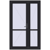 Pricing Internal doors 1300x2050 mm REHAU BASE 60 TERRACE (Т94) BLACK_ULTI-MATT two-sided