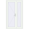 Pricing Internal doors 1200x2050 mm REHAU BASE 60 TERRACE (Т94) RAL 9016 Traffic white two-sided