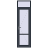 Ustalenie cen Drzwi wewnętrzne 700x2350 mm REHAU BASE 60 (Z74) ANTHRACITE_GREY_STRUKTURAL dwustronny