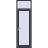 Pricing Internal doors 760x2440 mm REHAU BASE 60 (Z74) ANTHRACITE_GREY_STRUKTURAL two-sided