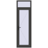 Pricing Internal doors 740x2370 mm REHAU BASE 60 TERRACE (Т94) BASALT_GREY two-sided