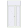 Pricing Internal doors 1300x2500 mm REHAU BASE 60 TERRACE (Т94) RAL 9016 Traffic white two-sided