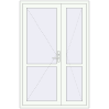 Pricing Internal doors 1300x2000 mm REHAU BASE 60 (Z74) RAL 9016 Traffic white two-sided